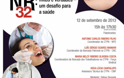 Rede Sesc-Senac de Teleconferência debate NR 32: mitos e verdades – um desafio para a saúde