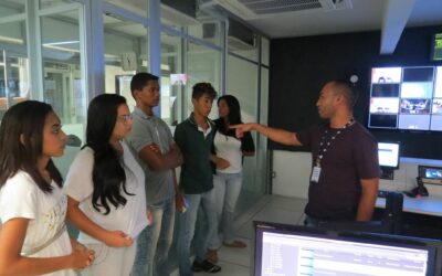 Sistema Mirante de Comunicação recebe alunos do curso de Técnico em Produção de Áudio e Video