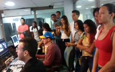 Sistema Difusora de Comunicação recebe visita técnica de alunos do Senac