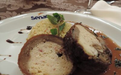Cardápio diferenciado marca jantar de encerramento do curso Técnicas Avançadas em Gastronomia