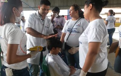 Comunidade do bairro Bequimão recebe ação social do Senac