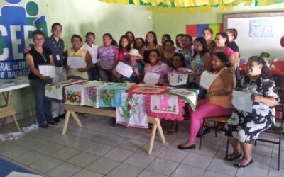 Encerramento de turma em Bacabal expõe trabalhos de alunas