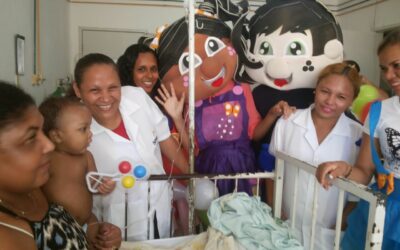 Hospital Infantil de Caxias recebe Ação Social dos alunos do curso de Cuidador Infantil