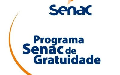 Inscrições gratuitas para três cursos do Programa Senac de Gratuidade tem início nesta segunda