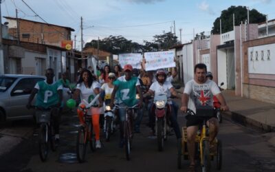 Alunos promovem “Bicicletaço” em conscientização pela paz em Bacabal