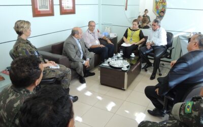 Senac recebe visita de representantes do Ministério da Defesa