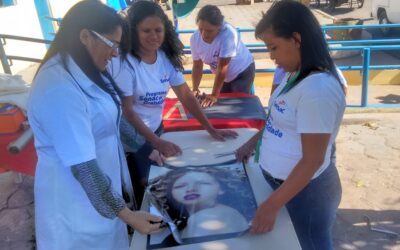 Alunas promovem oficina de confecção de bolsas em Timon