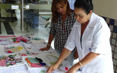 Alunas expõem trabalhos artesanais no Senac em São Luís