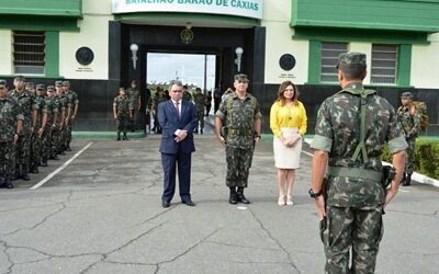 24º Batalhão de Infantaria Leve homenageia Sistema Fecomércio no Maranhão