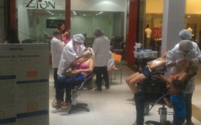 Alunos aliam prática e prestação de serviço em shopping de Imperatriz