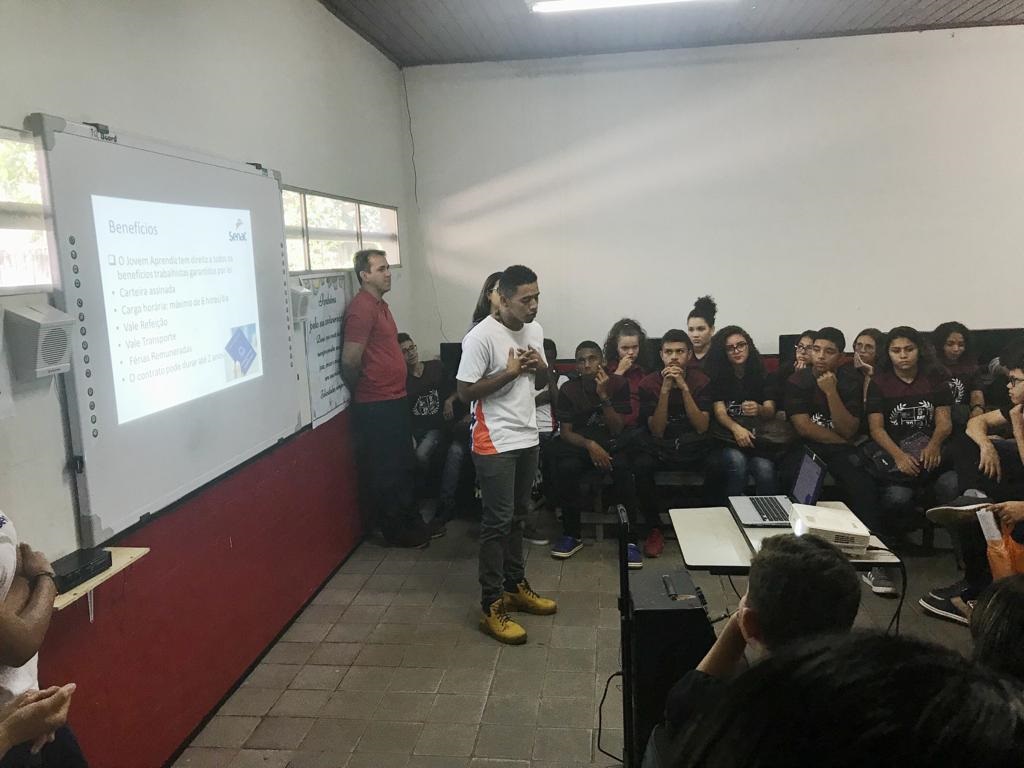 Você está visualizando atualmente Escola municipal de Açailândia recebe palestra com aprendizes do Senac