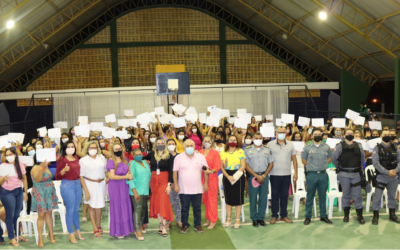 Mulheres de Aldeias Altas recebem certificados de cursos do Senac