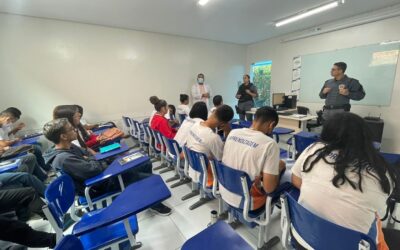 Senac e Patrulha Maria da Penha promovem palestra sobre direitos e medidas protetivas para mulheres, em Timon