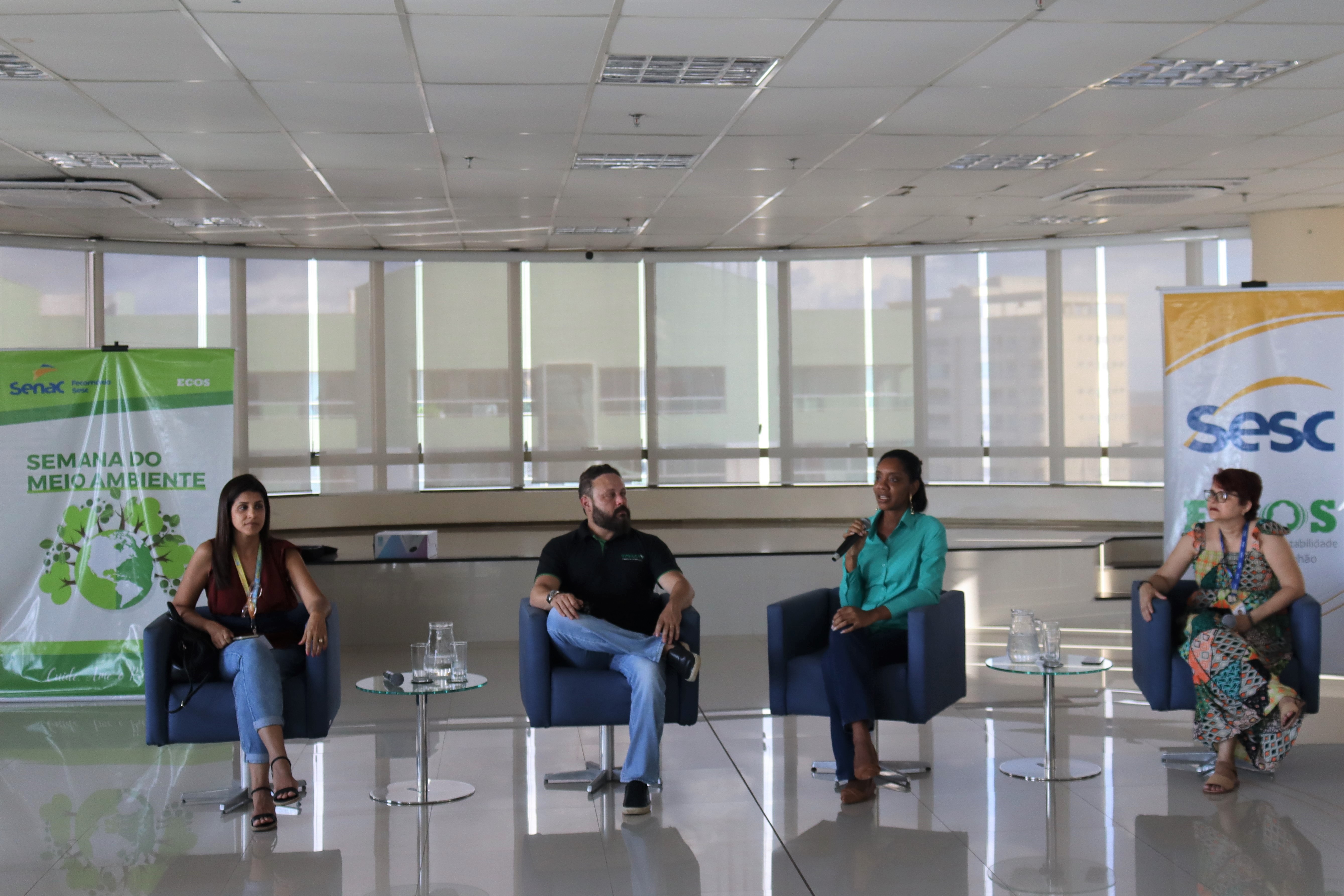 No momento, você está visualizando Talk show marca abertura da Semana do Meio Ambiente do Sistema Fecomércio/Sesc/Senac