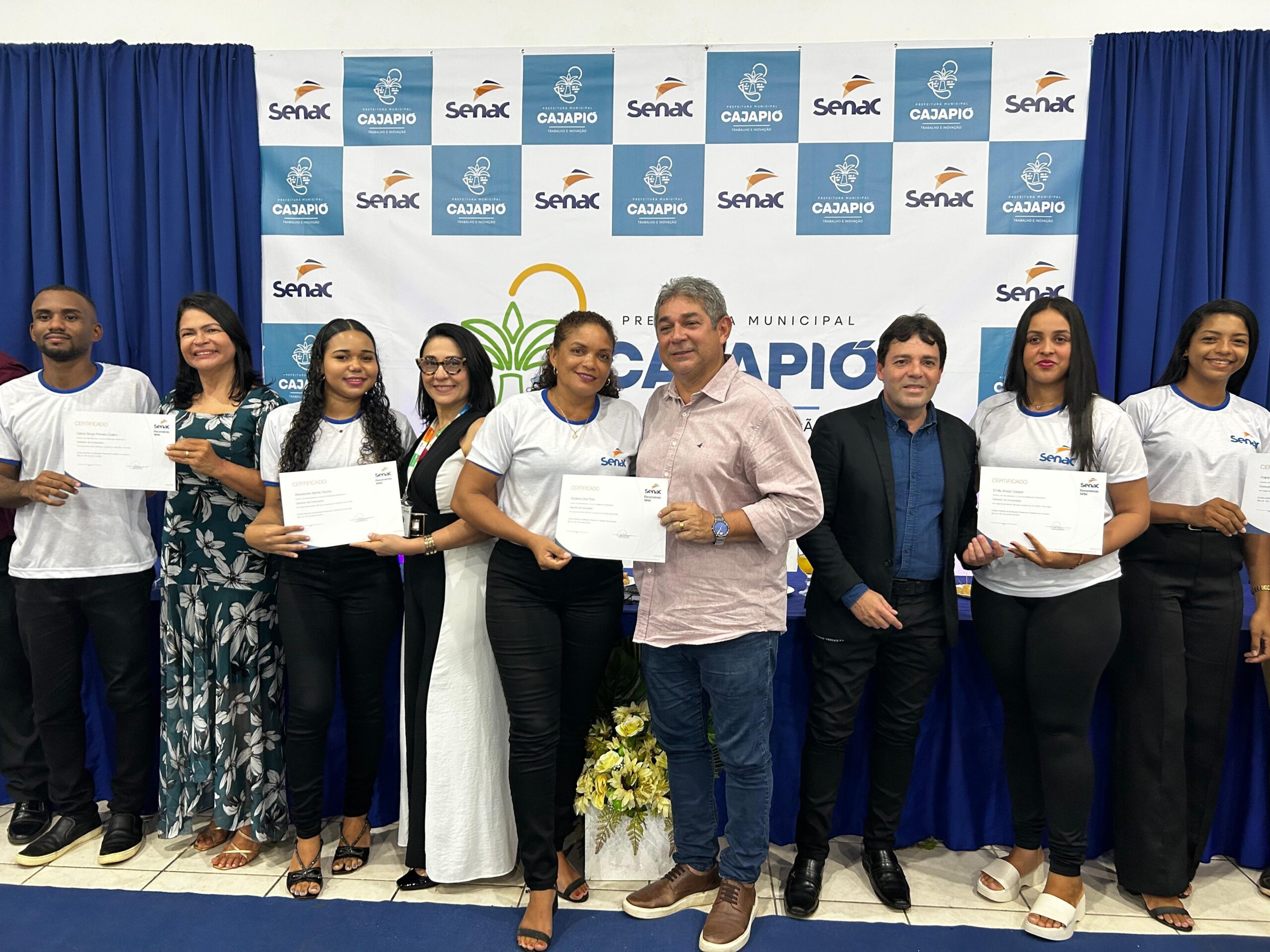 No momento, você está visualizando SENAC transforma realidades com a entrega de certificados em Santa Inês e Cajapió