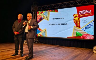 80 Anos de Legado: Senac é homenageado com Mérito do Turismo e Cultura no IX Prêmio Cazumbá