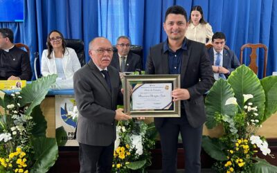 Sistema Comércio cumpre agenda em Santa Inês e Presidente recebe Título de Cidadão